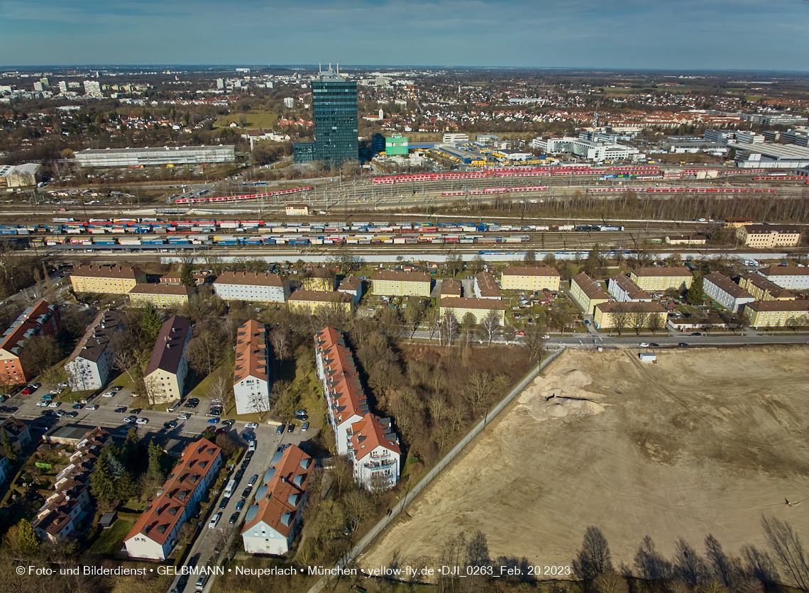 20.02.2023 - Copterfotos und Luftbilder von Berg am Laim